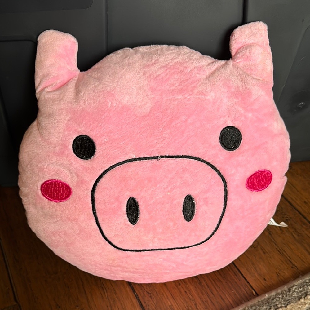 Cute Pink Pig Plush Pillow